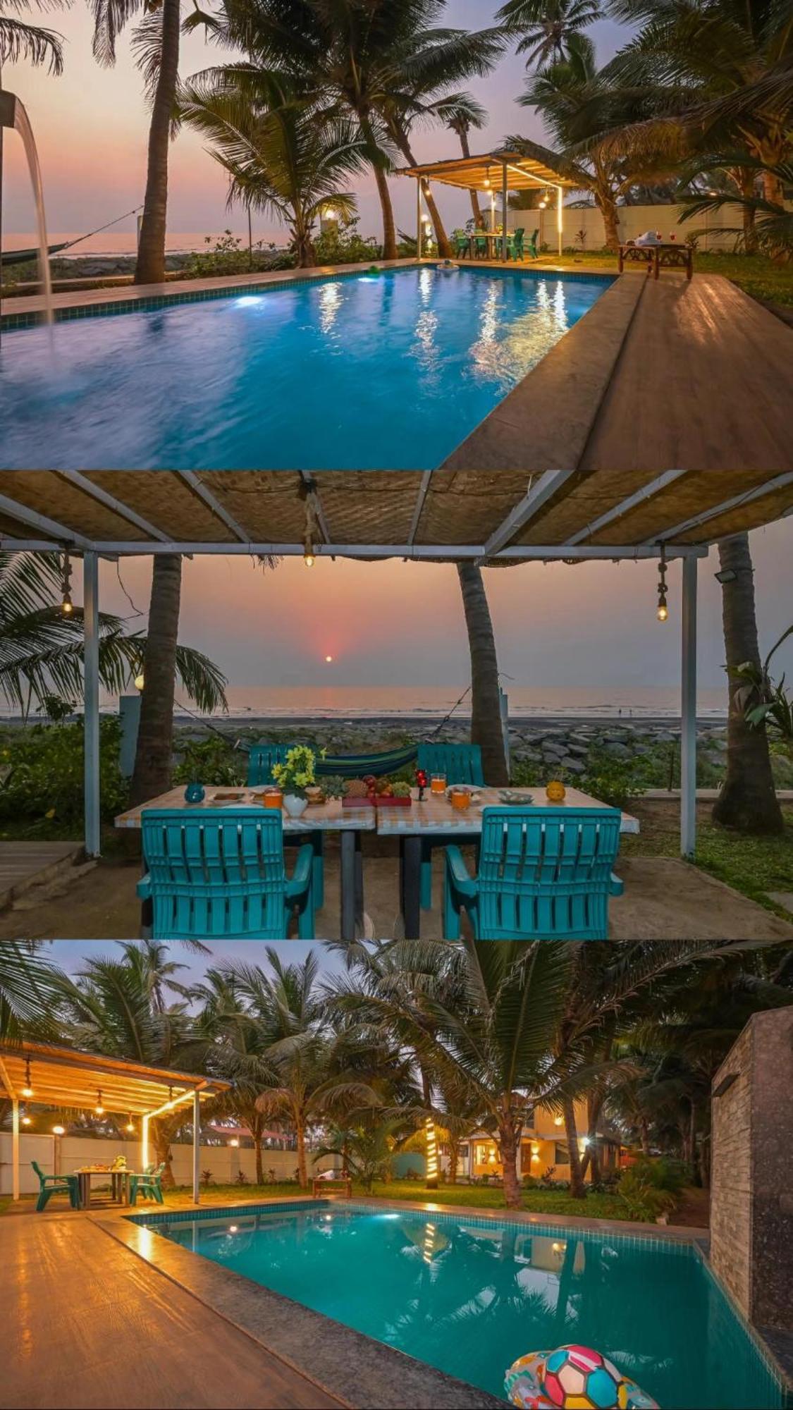 En Ocean Infinity Pool Villa Overlooking Sea ,Beach Touch Alībāg Buitenkant foto